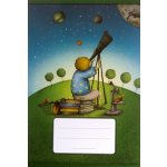 BOBO BLOK Školní sešit Duhová kočka 545 čtverečkovaný A5 – Zboží Mobilmania