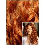 KUDRNATÉ DELUXE Clip in 50cm REMY lidské vlasy MĚDĚNÉ – Hledejceny.cz