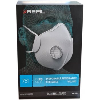 Refil 751 Skládací FFP3 respirátor