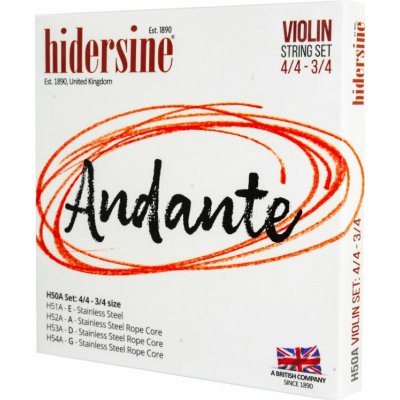 Hidersine Andante Violin Set 4/4 - 3/4 – Zbozi.Blesk.cz