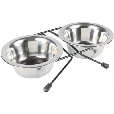 Trixie stojánek + 2 misky 2,8 l / 24 cm – Hledejceny.cz