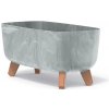 Květináč a truhlík PROSPERPLAST Truhlík GRACIA CASE Beton Effect 39x19,5 cm, beton