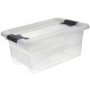 Úložný box Plastový svět Crystal plastový box s víkem 4 l průhledný 29,5 x 19,5 x 12,5 cm