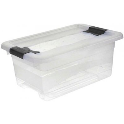 Plastový svět Crystal plastový box s víkem 4 l průhledný 29,5 x 19,5 x 12,5 cm – Zboží Mobilmania