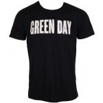 Rock off tričko metal Green Day Logo & Grenade Applique Slub černá – Hledejceny.cz