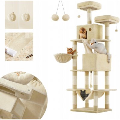 Artenat Kočičí strom Yorika 60 x 50 x 206 cm – Zboží Mobilmania