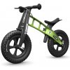 Dětské balanční kolo First bike fat s brzdou zelené