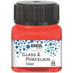 Kreul Barva na sklo a porcelán Clear 20 ml třešňová červená