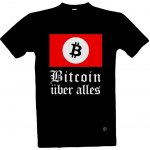 Tričko s potiskem Bitcoin über alles pánské černá – Hledejceny.cz