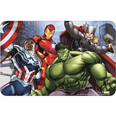 W&O jídelní podložka AVENGERS v popředí Hulk 43x28cm – Zboží Dáma