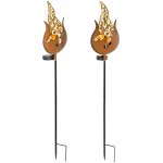 Weltbild Solární zahradní zápich Fuego, 2 ks – Zboží Dáma