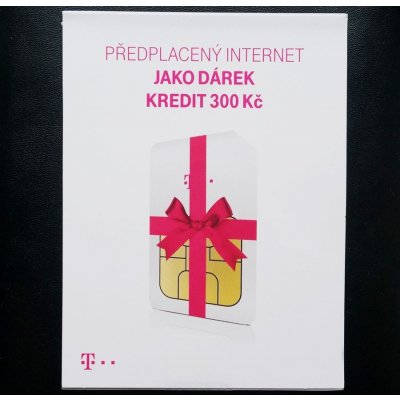 SIM s kreditem T-mobile 200Kč Twist předplacený Internet jako dárek – Sleviste.cz