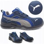PUMA Omni Blue Low SRC S1P 643610 bezpečnostní obuv modrá, stříbrná – Zboží Dáma