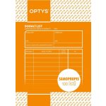 Optys 1078 Dodací list - daňový doklad – Zboží Dáma