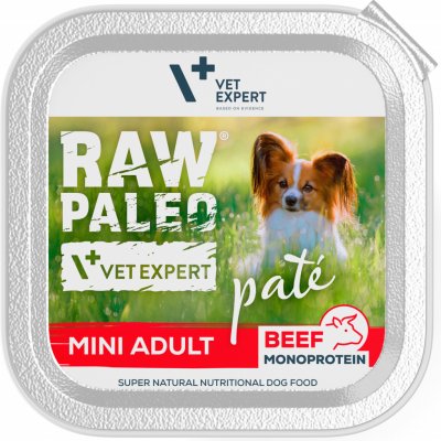 Vetexpert Raw Paleo Adult Mini Pate beef 150 g – Hledejceny.cz