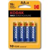 Baterie primární KODAK MAX AA 4ks 30952867