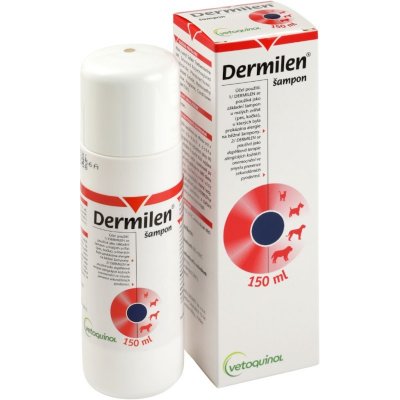 Dermilen šampon Hypoalergenní gelový 150 ml – HobbyKompas.cz Dermilen šampon Hypoalergenní gelový 150 ml – HobbyKompas.cz