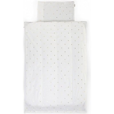 Childhome povlečení Jersey Dots gold 100 x 140 cm 40 x 60 cm – Hledejceny.cz