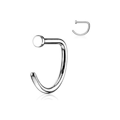 Šperky4U piercing do nosu kruh titan TIT1113-0808 – Zboží Mobilmania