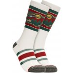 Mitchell & Ness pánské ponožky Minnesota Wild Nhl Cross Bar Crew Socks