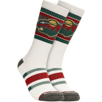 Mitchell & Ness pánské ponožky Minnesota Wild Nhl Cross Bar Crew Socks
