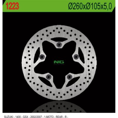 Zadní brzdový kotouč NG Suzuki 1400 GSX 2002 - 2007 | Zboží Auto