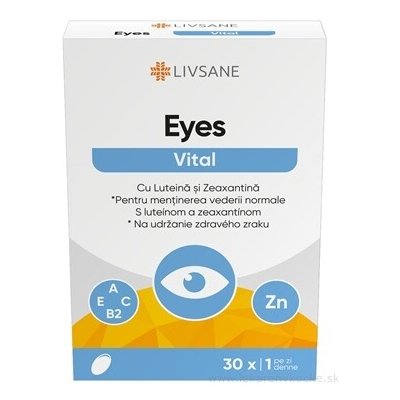 LIVSANE Eyes Vital tablety pro zdravé oči 30 ks – Hledejceny.cz