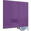 Tabule Glasdekor Magnetická skleněná tabule 40 x 40 cm fialová