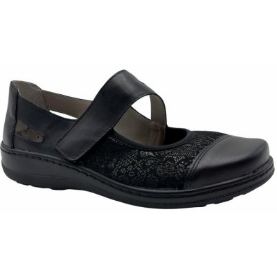 Axel baleríny dámské kožené 1878 na široké chodidlo černé – Sleviste.cz