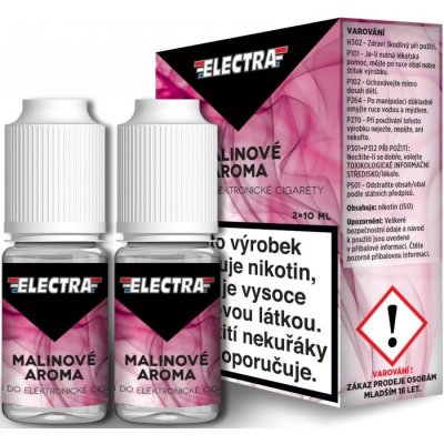 Ecoliquid Electra 2Pack Raspberry 2 x 10 ml 18 mg – Zboží Mobilmania