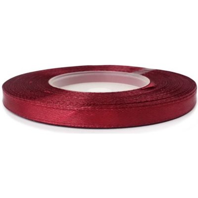 Saténová stuha bordová 8058 6 mm 30 m – Sleviste.cz