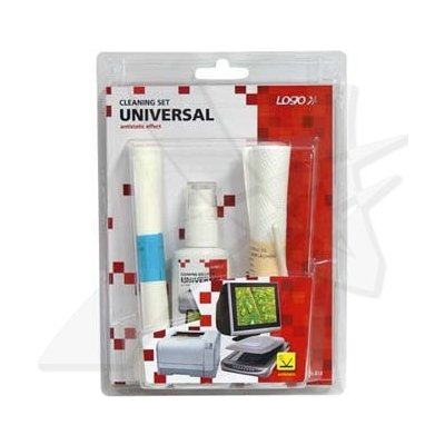 Logo čistící sada univerzální rozprašovač 10 ubrousků 3 aplikátory 50 ml – Sleviste.cz