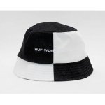 HUF Block Out Bucket Hat Black/White – Zboží Mobilmania