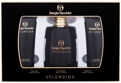Sergio Tacchini Splendida sada EDP 100 ml + sprchový gel 100 ml + tělové mléko 100 ml pro ženy