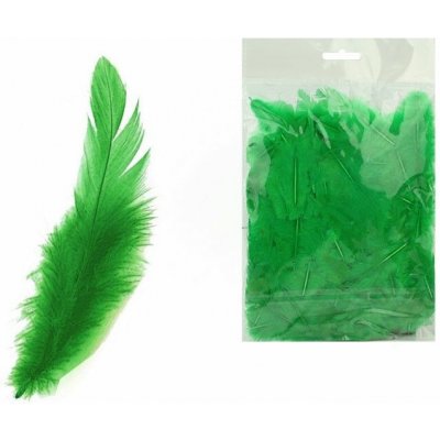 Peří barevné Luma, zelené, 10g – Hledejceny.cz