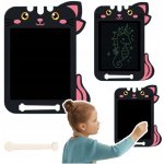 Záznamník LCD Tabule na Kreslení Psaní Pero Kočka Černá – Zboží Mobilmania