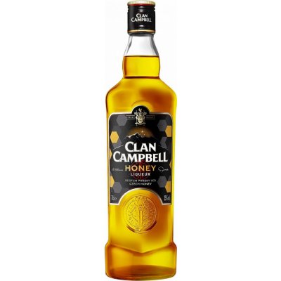 CLAN CAMPBELL HONEY 35% 0,7 l (holá láhev) – Zboží Dáma