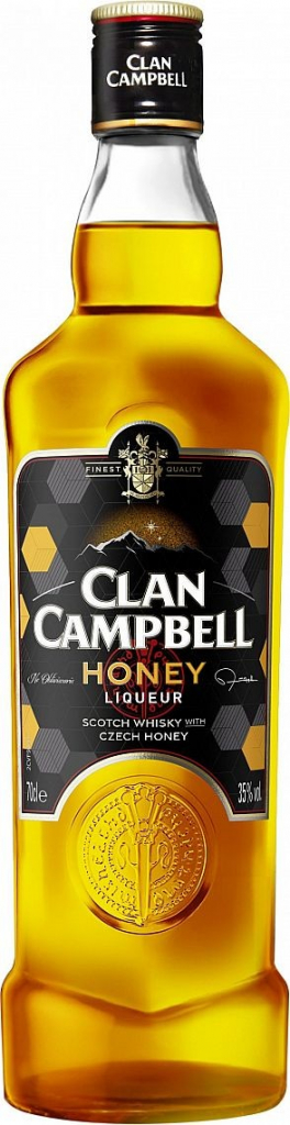 CLAN CAMPBELL HONEY 35% 0,7 l (holá láhev)