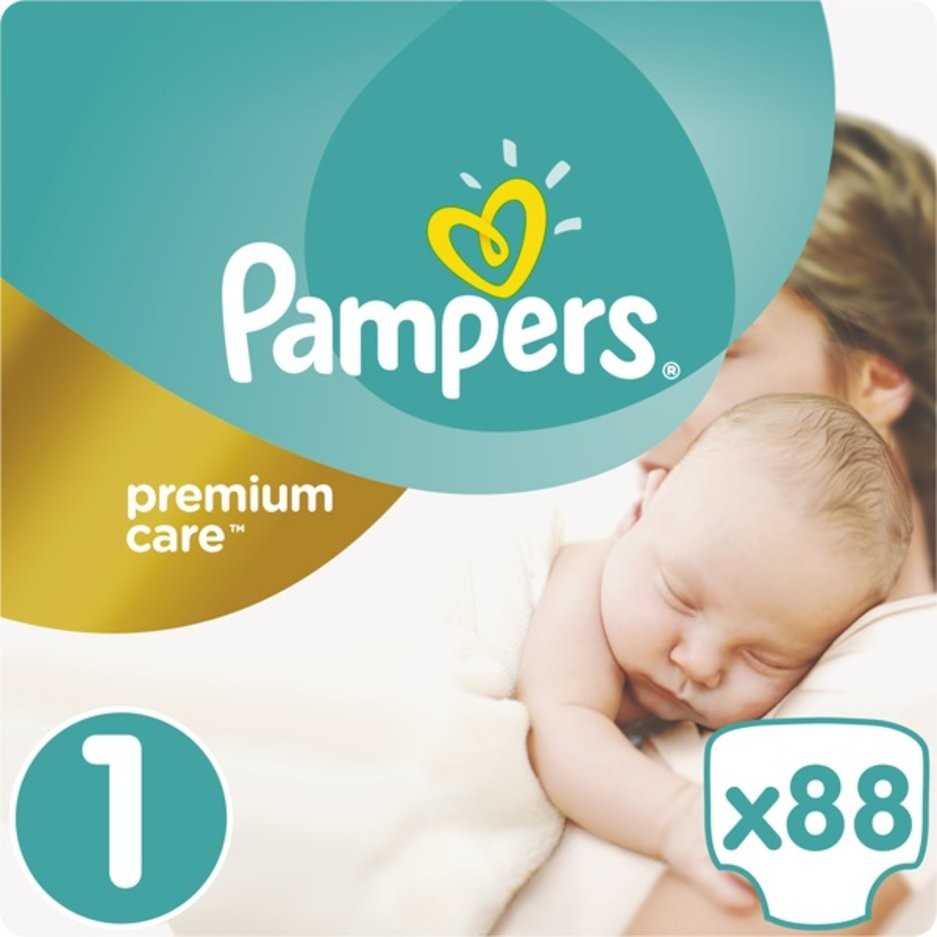 Pampers Premium Care 1 88 ks od 549 Kč - Heureka.cz