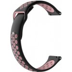 BStrap Silicone Sport řemínek na Xiaomi Amazfit GTS, black/pink SXI001C0205 – Zbozi.Blesk.cz