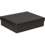 Dárková krabička s víkem 400x300x100 mm, černá – Zboží Dáma