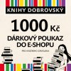 Dárkový poukaz E-shopová dárková poukázka pro knižního závisláka 1000 Kč