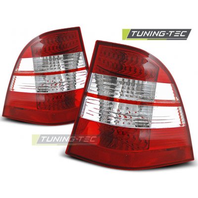 Zadní světla Mercedes Benz ML W163 98-05 - krystal/červené LED – Hledejceny.cz