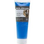 Molenaer akrylová barva 250 ml modrá – Zboží Dáma