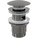 Alcadrain Výpusť umyvadlová click clack 5/4" celokovová s přepadem, velká zátka A390 – Sleviste.cz
