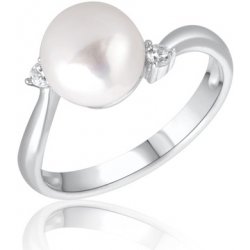 JVD Dámský stříbrný prsten s perlou SVLR0442XH2P1