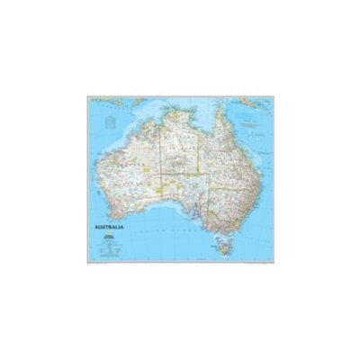 Map Australia Classic Planokarte – Zboží Dáma
