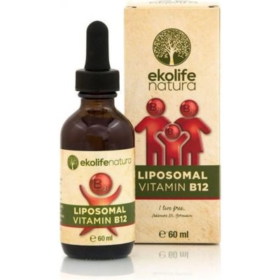 Ekolife Natura Liposomal Vitamin B12 60ml (Lipozomální vitamín B12)