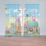 Sablio Záclony Pohádkový svět: 2ks 150x250cm – Hledejceny.cz