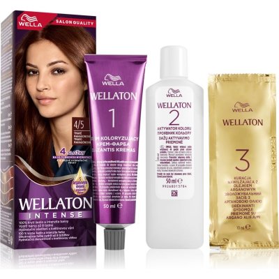 Wella Wellaton Intense barva na vlasy s arganovým olejem 4/5 Addictive Mahogany – Sleviste.cz